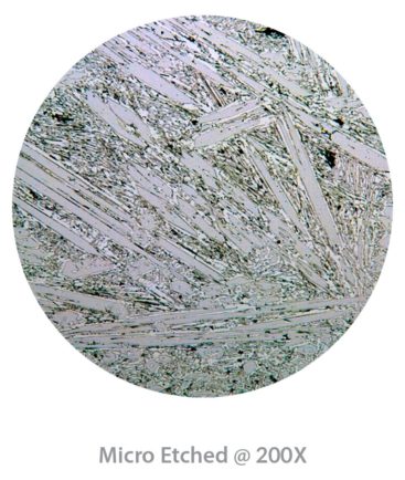 CHROMEWELD 600 200X Micrograph