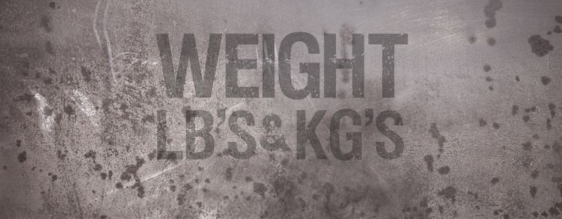 WHAT DOES YOUR WEAR PLATE WEIGH?