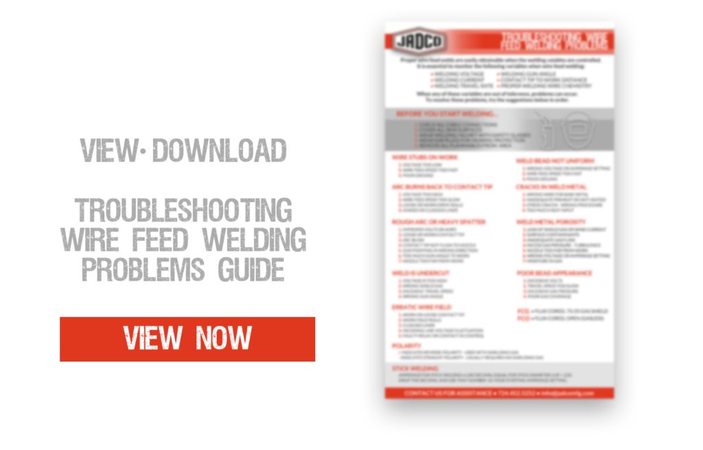 Wire feed welding guide