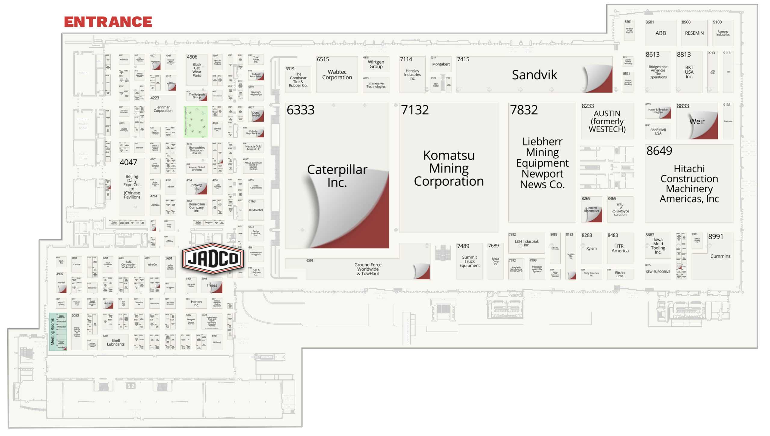 MINEXPO Map