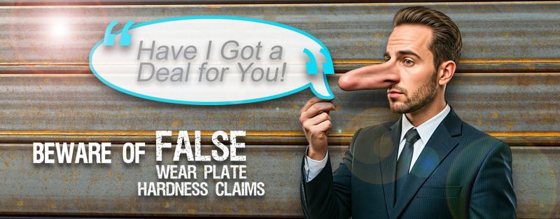 False Wear Plate Hardness Claims