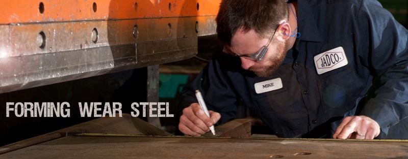 Forming Heat Treated Wear Resistant Steel